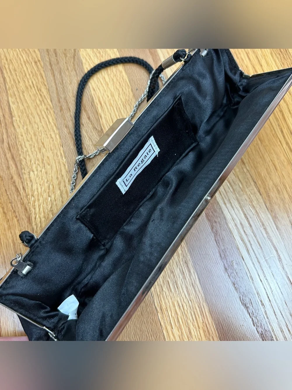 Vintage La Regale Satin Clutch Purse